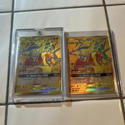 Pokemon Reshiram & Charizard GX TAG TEAM Promo SM247 Holo Lot of 2 Cards - Image 1