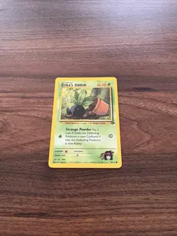 Erika's Oddish 70/132 - Gym Challenge Pokemon Card Nintendo Common WOTC LP - Image 2