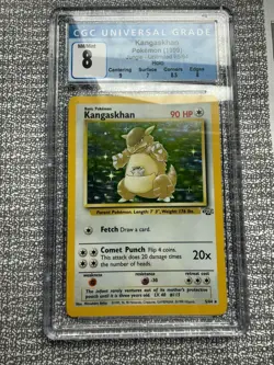Pokemon TCG Kangaskhan Holo Rare Card 5/64 Jungle Unlimited CGC 8 - Image 1