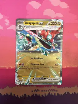 Pokemon Card Dragapult ex 130/167 Double Rare Temporal Forces Near Mint - Image 1