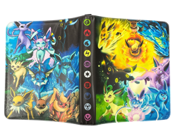 900 cards Pokemon Eevee Eeveelutions Card Binder TCG 9 Pockets 50 Sleeves Holds - Image 3