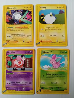 Pokemon TCG Aquapolis set of 18 cards: 3 rares and 15 commons - Image 4