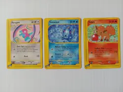 Pokemon TCG Aquapolis set of 18 cards: 3 rares and 15 commons - Image 5