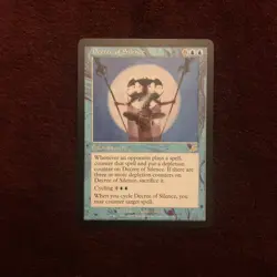 Decree of Silence Scourge Regular Near Mint Magic The Gathering MTG Card X1 Nm - Image 1
