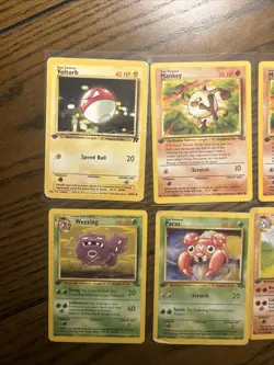 POKEMON 1st Edition 12 Card Lot Rocket Fossil Jungle Neo Rare Vintage TCG - Image 2