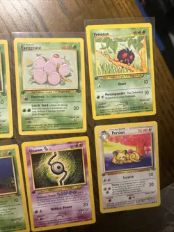 POKEMON 1st Edition 12 Card Lot Rocket Fossil Jungle Neo Rare Vintage TCG - Image 4