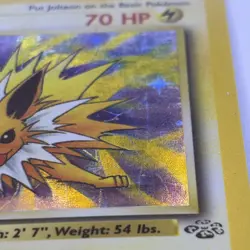 Jolteon Pokemon Card Holo WOTC 4/64 Jungle Set Rare Vintage 1999 - Image 4