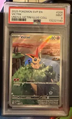 Victini 208 Sv: Scarlet & Violet Promo Cards Holo PSA 9 - Image 1