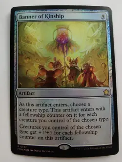 Banner of Kinship - Foil - NM - Foundations FDN - MTG - Image 1