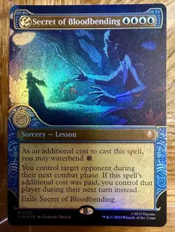 Secret of Bloodbending Showcase Foil - Mythic - Avatar: The Last Airbender MTG - Image 2