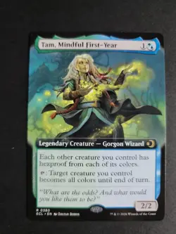 Tam, Mindful First-Year (Extended Art) Rare MTG Lorwyn Eclipsed - Image 1