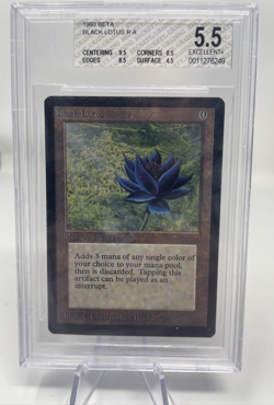 MTG - Black Lotus - Beta - Rare - BGS Graded 5.5 - Magic the Gathering - Image 1