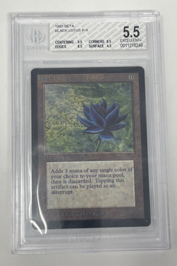 MTG - Black Lotus - Beta - Rare - BGS Graded 5.5 - Magic the Gathering - Image 4