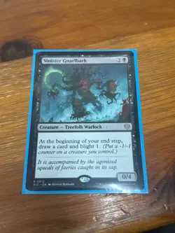 x1 Sinister Gnarlbark R MTG Commander: Lorwyn Eclipsed M/NM, English - Image 1