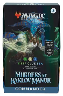 Murders at Karlov Manor Commander Deck - Deep Clue Sea MTG Brand New Sealed - Image 1
