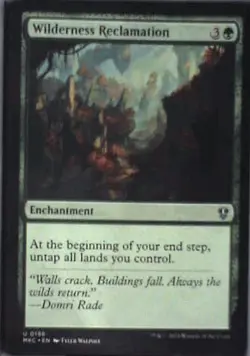 Wilderness Reclamation - Commander: Murders at Karlov Manor: #196 Lp C287 - Image 1