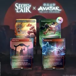 In HAND! MTG Secret Lair Avatar: Last Airbender FOIL Bundle w/Promo! Ships Now! - Image 2