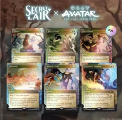 In HAND! MTG Secret Lair Avatar: Last Airbender FOIL Bundle w/Promo! Ships Now! - Image 5