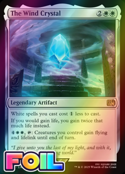 x1 The Wind Crystal FOIL FIN Final Fantasy MTG 43 M/NM 1x - Image 1