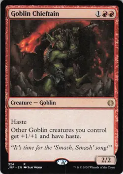 MTG Goblin Chieftain (324) | NM | Jumpstart {JMP} - Image 1