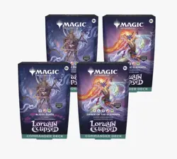 2025 Magic The Gathering Lorwyn Eclipsed Commander Deck Case Of 4 Boxes - Image 1