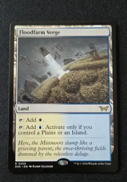 MTG - Floodfarm Verge - Duskmourn House of Horror - Near Mint rare #259 Non Foil - Image 1