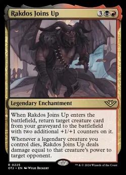 Rakdos Joins Up (Foil) - 225 - Outlaws of Thunder Junction- Near Mint - MTG - Image 1