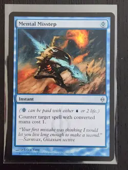 Mental Misstep #38 [New Phyrexia] Uncommon Blue Instant Regular NM - Image 1