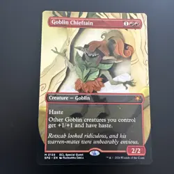 Goblin Chieftain *Borderless Mythic* Magic MtG x1 SPG ECL Special Guests - Image 1
