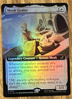 MTG Avatar: The Last Airbender, Monk Gyatso - Extended Art Foil - Image 1