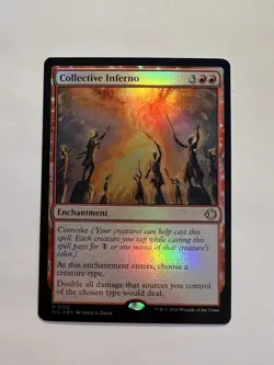Collective Inferno - FOIL - MTG Lorwyn Eclipsed - NM - Image 1