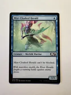 Mist-Cloaked Herald - MTG Core Set 2019 - NM - Image 1