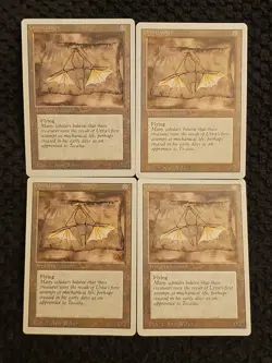 Mtg 🔥 Ornithopter 🔥 Revised 4X Edition Regular LP/NM Magic the Gathering - Image 1