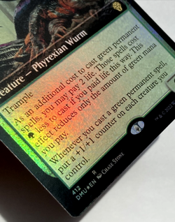 MTG Defiler of Vigor *EXTENDED ART FOIL* Dominaria United 412 NM RARE - Image 2