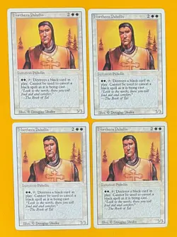 MTG NORTHERN PALADIN (x4) Revised (OldManMTG 006-200) - Image 1