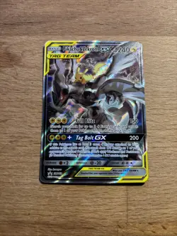 Pokemon Pikachu & Zekrom GX Black Star Promo TCG Card Full Art SM168 - Image 1