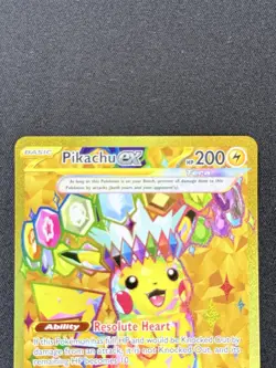 Pokemon TCG - Pikachu Ex 247/191 - Hyper Rare Holo - Surging Sparks NM - Image 2