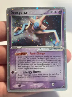 Pokemon TCG Deoxys EX Holo Rare Card Normal Forme 97/107 Light/Moderate Play - Image 1