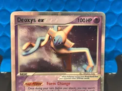 Pokemon TCG Deoxys EX Holo Rare Card Normal Forme 97/107 Light/Moderate Play - Image 3