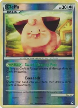 Cleffa - 24/95 - Rare - Reverse Holo LP, English Pokemon Call of Legends - Image 1
