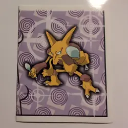 Pokemon - Alakazam - Topps Merlin Sticker - Series 1 - #219/240 - 1999 - Image 1