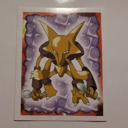 Pokemon - Alakazam - Topps Merlin Sticker - Series 1 - #65/240 - 1999 - Image 1