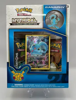 (402854) Pokemon 2016 Mythical Pokemon Collection Manaphy - Factory Sealed Box - Image 1