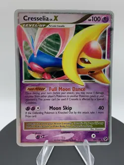 Cresselia LV. X 103/106 Great Encounters Holo Rare Pokemon 2008 MP SEE PHOTOS - Image 4