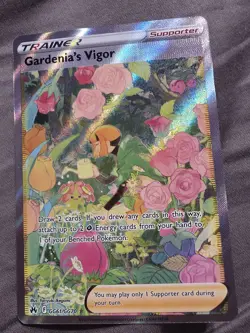 Gardenia's Vigor GG61/GG70 Pokemon Crown Zenith Galarian Gallery Holo Ultra Rare - Image 1