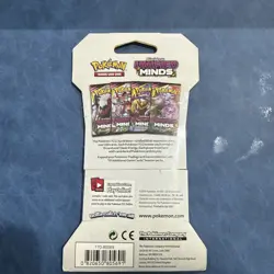 Unified Minds Sleeved Booster Pack Pokemon Sun and Moon - SEALED NEW - Image 2