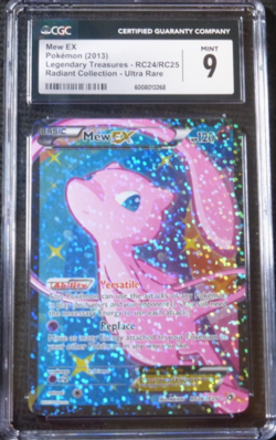 2013 POKEMON MEW EX LEGENDARY TREASURES RC24/RC25 RADIANT COLLECTION CGC 9 (PSA) - Image 1