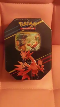 Pokemon TCG: Crown Zenith Tin Galarian Zapdos New-Factory Sealed - Image 1