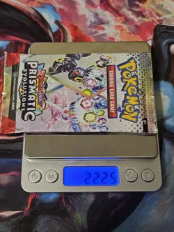 HEAVY! GOD PACKU 22.25g Prismatic Evolutions Pokemon TCG Booster (SEALED) 126-4 - Image 1