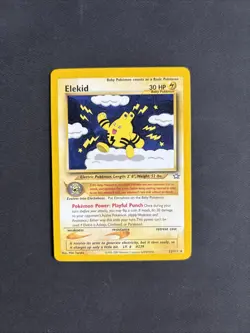 Pokemon TCG Elekid Neo Genesis 22/111 Regular Unlimited Rare Non Holo - LP/NM - Image 1